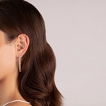 1.75 Karat Diamantohrhänger 750/18 K Roségold 41.5mm - OR-43643-02-RG