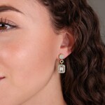 1.85ct Diamond Drop Earrings 750/18 K Yellow Gold - OR-08004-GG