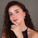 1.85ct Diamond Drop Earrings 750/18 K White Gold - OR-08004-WG