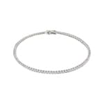 1.90 Karat Diamanten Tennisarmband 750/18 K Weissgold