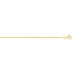 1.9mm Ankerkette diamantiert 375/9 K Gelbgold