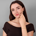 1.9mm Fantasy Bracelet 750/18 K Yellow Gold - AR-100350-GG