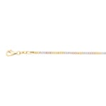 1.9mm Bracelet fantaisie or tricolore 750/18 ct - AR-100450-GG