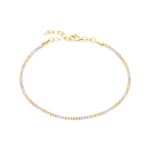 1.9mm Bracelet fantaisie or tricolore 750/18 ct - AR-100450-GG
