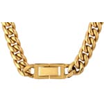 10mm Cuban Link Curb Chain Gold plated - KE0007-G-10MM