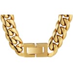12mm Cuban Link Curb Chain Gold plated - KE0019-G-12MM
