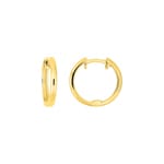 13mm Scharnier-Creolen 750/18 K Gelbgold