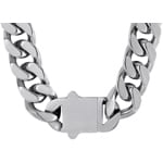 14mm Chaîne Cuban Link argenté - KE0057-S-14MM