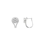 2.00 Karat Diamant-Kreolen 750/18 K Weissgold