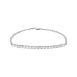 2.00 carats diamants bracelet or gris 750/18 ct