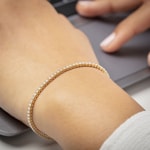 2.00 carats diamants bracelet rivière or jaune 750/18 ct - AR-69167-2-GG