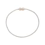 2.00 Karat Diamanten Tennisarmband 750/18 K Roségold - AR-72029-RG