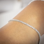 2.00ct Diamond Tennis Bracelet 750/18 K White Gold - AR-69167-2-WG