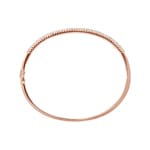 2.01 carats diamants bracelet jonc or rosé 750/18 ct - AR-69554-RG