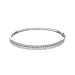2.01 Karat Diamantarmreif 750/18 K Weissgold