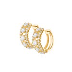2.02ct Diamond Hoop Earrings 750/18 K Yellow Gold Ø 16mm - OR-69277-GG