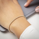 2.02 Karat Diamanten Tennisarmband 750/18 K Gelbgold - AR-69480-GG