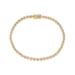 2.02 Karat Diamanten Tennisarmband 750/18 K Gelbgold - AR-69480-GG