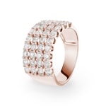 2.03 Karat Diamantring 750/18 K Roségold