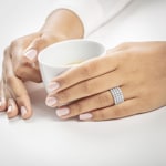 2.03 Karat Diamantring 750/18 K Weissgold - RI-69261-WG