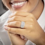 2.03 Karat Diamantring 750/18 K Weissgold - RI-69261-WG