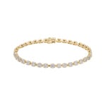2.04ct Diamond Tennis Bracelet 750/18 K Yellow Gold
