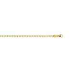 2.0mm Collier jaseron or jaune 750/18 ct - CER1001