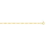 2.0mm Figaroarmband 3+1 375/9 K Gelbgold