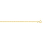 2.0mm Mariner Curb Chain 375/9 K Yellow Gold