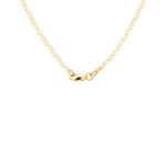 2.0mm Collier gourmette marine or jaune 750/18 ct - KEM5020