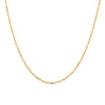 2.1mm Ankerkette geschliffen 750/18 K Gelbgold - CAN1013