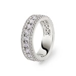 2.27ct Diamond Ring 750/18 K White Gold