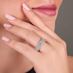 2.27 Karat Diamantring 750/18 K Weissgold - RI-11368-WG