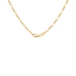 2.2mm Collier figaro fantaisie or jaune 750/18 ct - KEF5022