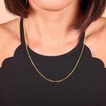 2.4mm Erbskette 750/18 K Gelbgold - KEE0224