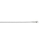 2.4mm Collier jaseron or gris 750/18 ct - CER2002