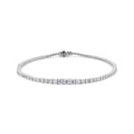 2.51ct Diamonds Gradient Tennis Bracelet 750/18 K White Gold - AR-73724-WG