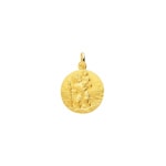 Anhänger 750/18 K Gelbgold Ø 17mm, Christophorus