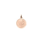 Anhänger 750/18 K Roségold 17mm, Madonna