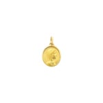 Pendant 750/18 K Yellow Gold Virgin Mary 13x14mm - 20549