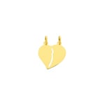 Pendentif or jaune 750/18 ct 18x16mm, Cœur