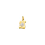 Pendant 750/18 K Yellow and White Gold 11x12mm, Astrological sign of Aries - 23000G