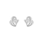 Ohrstecker 750/18 K Weissgold mit Zirkonia