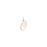 Pendant 750/18 K Rose Gold, Letter O - 2930OR