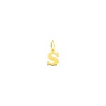 Anhänger 750/18 K Gelbgold, Buchstabe S