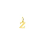 Pendant 750/18 K Yellow Gold with Diamond 0.01ct., Letter Z