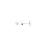 Stud Earrings 750/18 K White Gold with Diamonds 0.20ct. H/p1