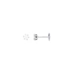Stud Earrings 750/18 K White Gold with Diamonds 0.30ct. H/p1