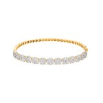 3.00 Karat Diamantarmreif 750/18 K Gelbgold