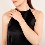 3.00 Karat Diamantarmreif 750/18 K Roségold - AR-71842-RG